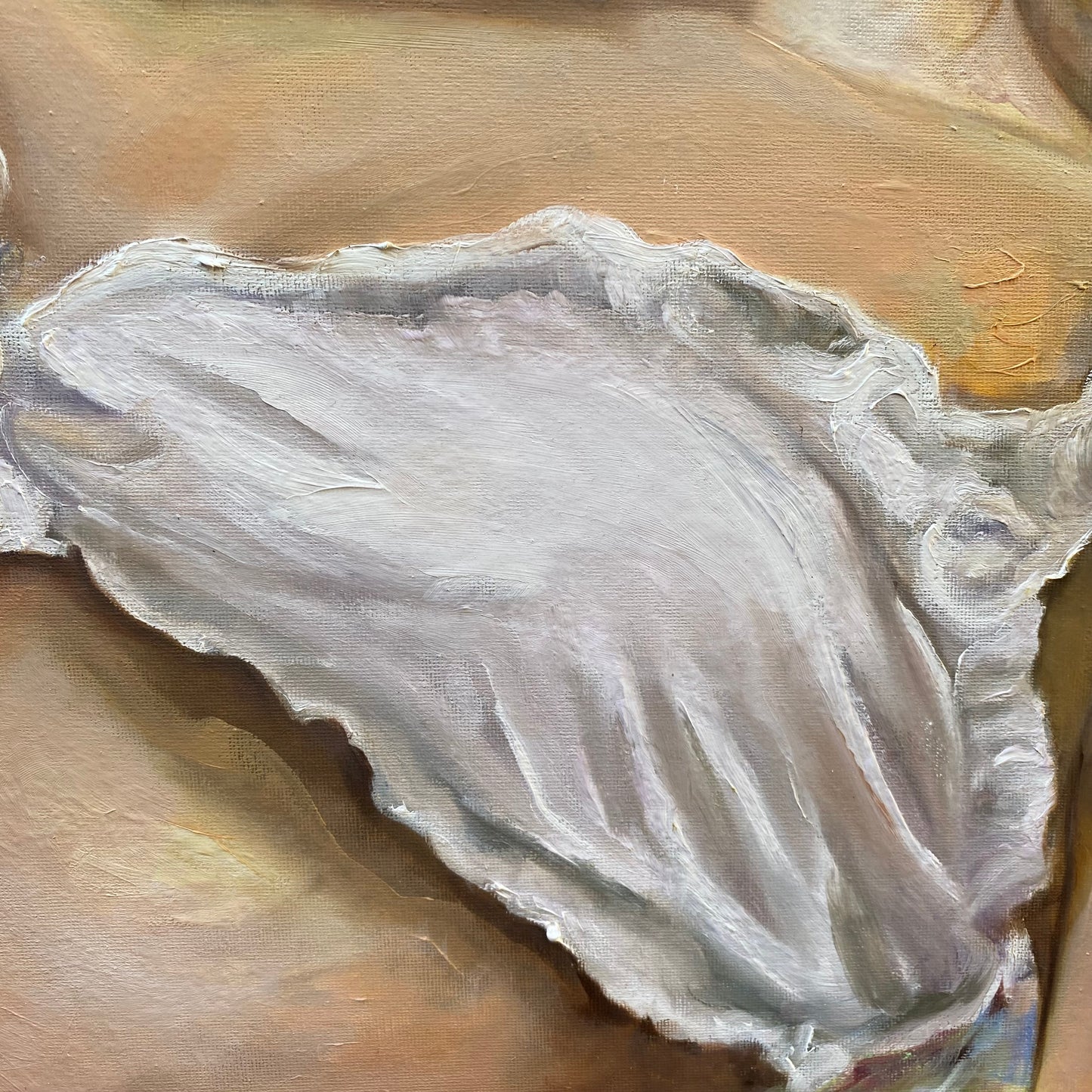 Pintura al óleo sobre lienzo, 100% hecha a mano (60x60 cm)