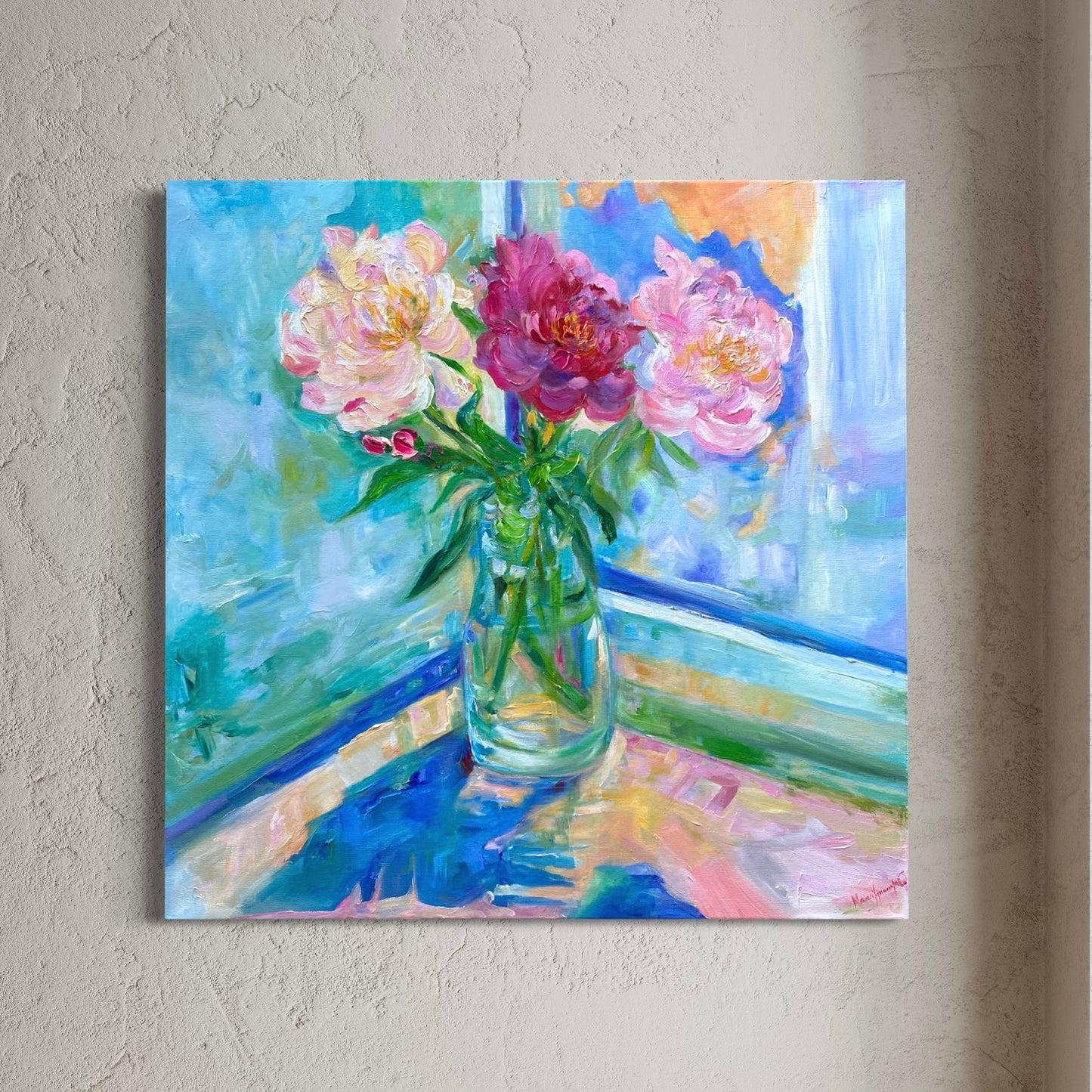 Pintura al óleo sobre tela (60x60 cm)